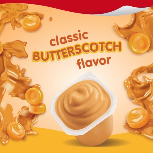 Snack Pack Butterscotch Flavored Pudding Cups Perspective: left
