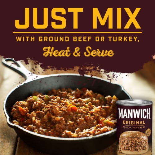 Manwich Original Sloppy Joe Sauce Canned Sauce Perspective: left