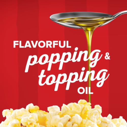 Orville Redenbacher's Popping & Topping Buttery Flavored Oil Perspective: left