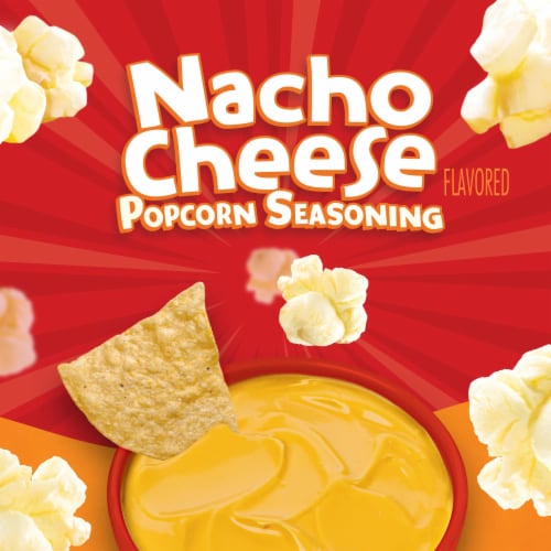 Orville Redenbacher's Nacho Cheese Flavored Popcorn Seasoning Perspective: left