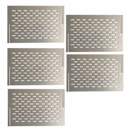 Sportsman Series Portable 5 Panel Interlocking Stainless Steel Fire Pit Perspective: left