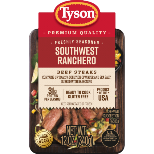 Tyson® Beef Steaks Southwest Ranchero Perspective: left