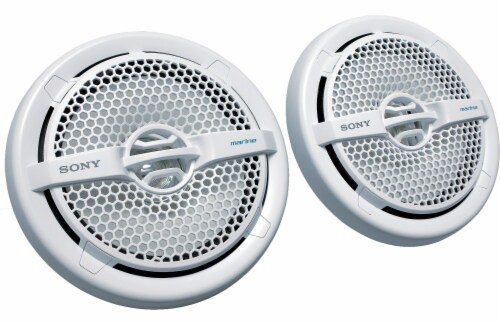 Sony Marine Digital Media Receiver with Bluetooth Capability and Two Speakers Perspective: left