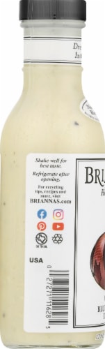 Brianna's Homestyle Creamy Blue Cheese Dressing Perspective: left