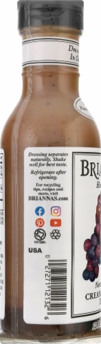 Brianna's New American Creamy Balsamic Dressing Perspective: left
