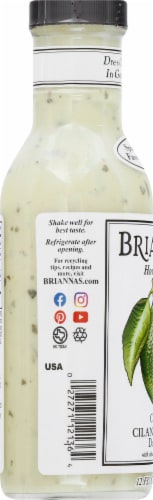 Brianna's Creamy Cilantro Lime Salad Dressing Perspective: left