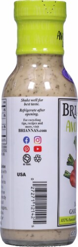Briannas® Dairy-Free Garden Ranch Avacado Oil Salad Dressing Perspective: left