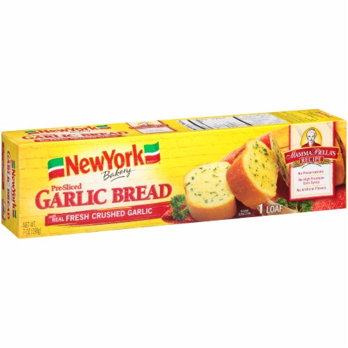 Nre York Bakery Homestyle Garlic Loaf Perspective: left
