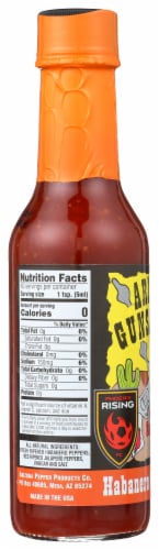 Arizona Gunslinger Chipotle Habanero Pepper Sauce Perspective: left
