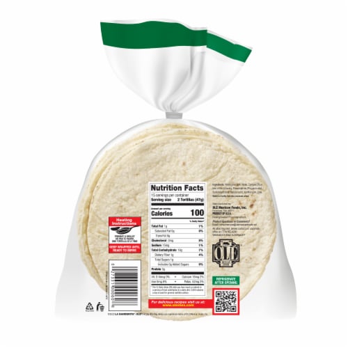 La Banderita® White Corn Tortillas Perspective: left