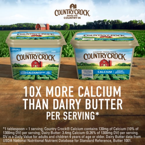 Country Crock Calcium Spread Perspective: left