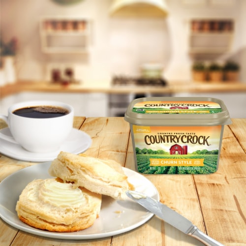 Country Crock Churn Style Buttery Spread Perspective: left