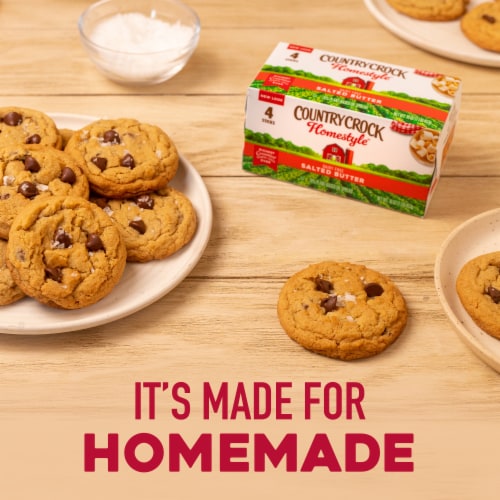 Country Crock Homestyle Dairy Free Butter Salted Sticks Perspective: left