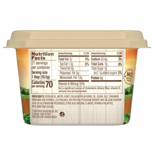 Country Crock Whipped Cinnamon Honey Spread Perspective: left