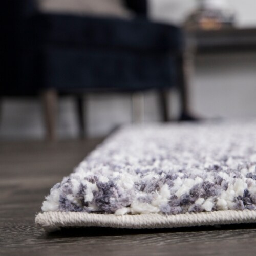 Harrington's Cotton Tail Collection Area Rug - Light Gray Perspective: left