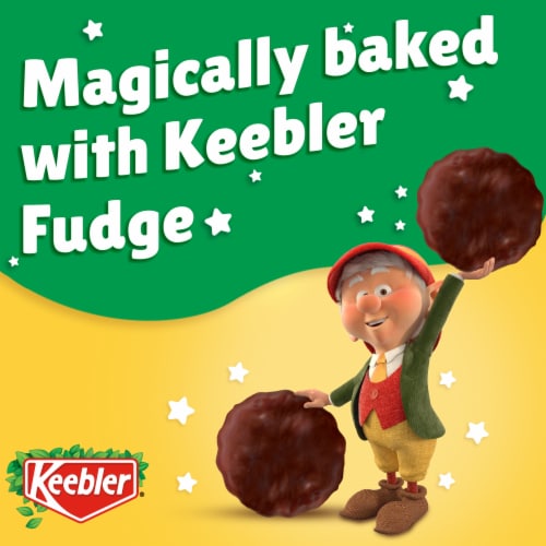Keebler Fudge Mint Delights, Mint Cookies Dunked in Keebler Fudge, 10 oz Perspective: left