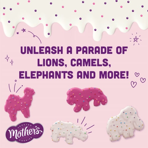 Mother's Original Circus Animal Cookies, 12 Individual 1 oz Bags Perspective: left
