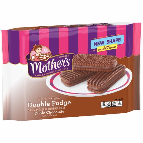 Mother's Double Fudge Sandwich Cookies Perspective: left
