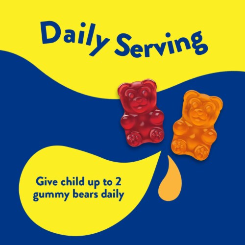 L'il Critters™ Probiotic Natural Cherry Orange & Grape Flavored Gummies Perspective: left