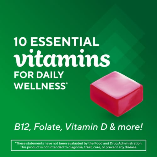 vitafusion Daily Wellness Berry Fusion Multivitamin Soft Chews Perspective: left