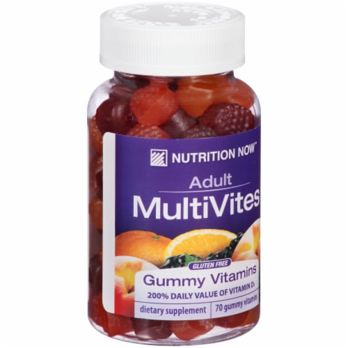 Nutrition Now Adult MultiVites Gummies Perspective: left