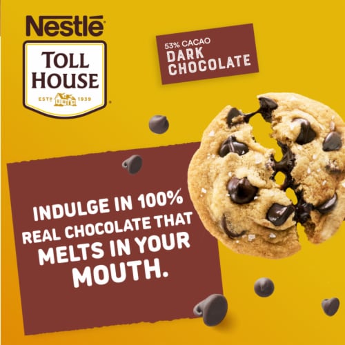 Nestle Toll House Dark Chocolate Chips Perspective: left