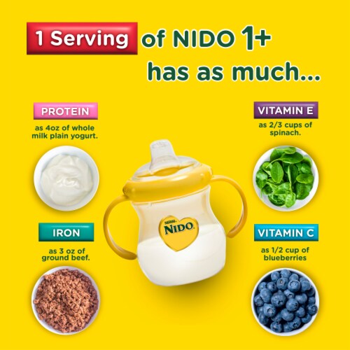 Nestlé NIDO Kinder Toddler Milk Beverage Powder Mix 1 + Years Perspective: left