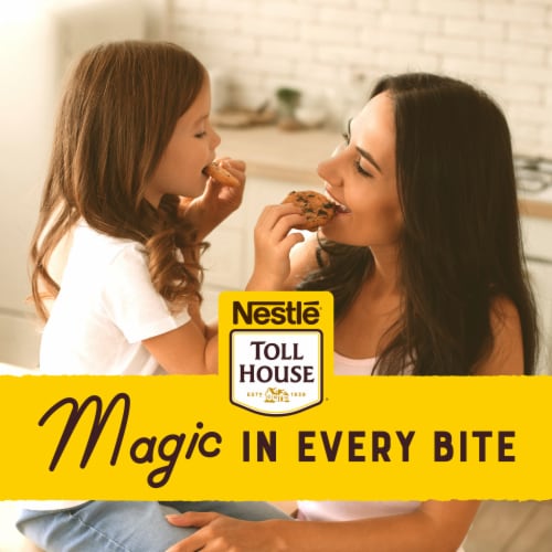Nestle Toll House Milk Chocolate Mini Morsels Mini Baking Chips Melting Chocolate Perspective: left
