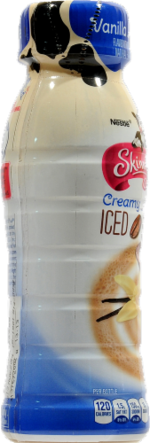 Skinny Cow Vanilla Latte Iced Coffee Drink Perspective: left
