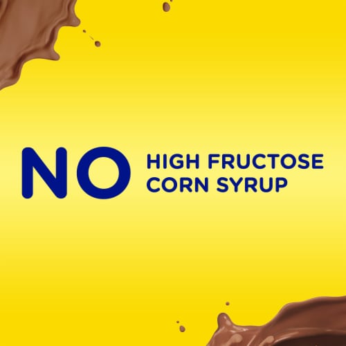 Nesquik Chocolate Flavored Syrup Chocolate Syrup for Milk or Ice Cream Perspective: left
