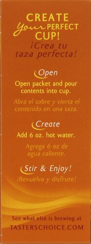 Nescafe Taster's Choice Hazelnut Coffee Packets Perspective: left