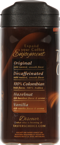 Nescafe Taster's Choice French Roast Instant Coffee Perspective: left