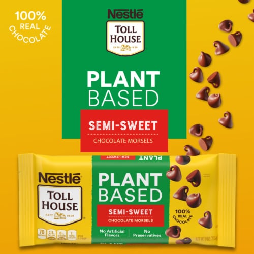 Nestle Toll House Plant Based Semi Sweet Chocolate Chips Perspective: left