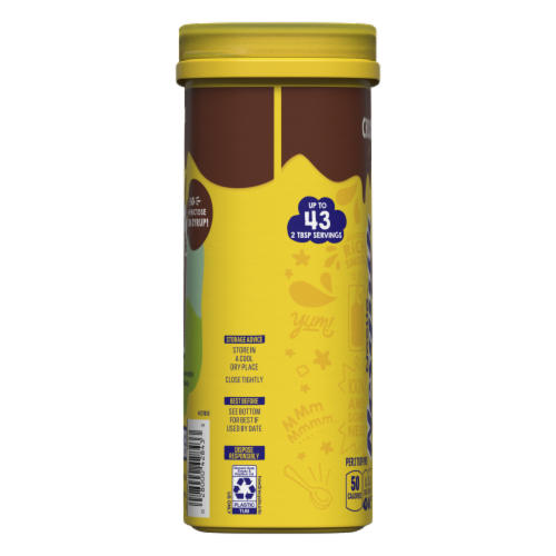 Nesquik Chocolate Milk Powder Mix Perspective: left