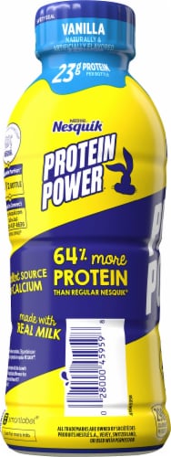 Nesquik Protein Power Vanilla Milk Beverage Perspective: left