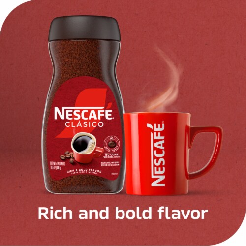 NESCAFÉ CLÁSICO Instant Coffee Dark Roast Perspective: left