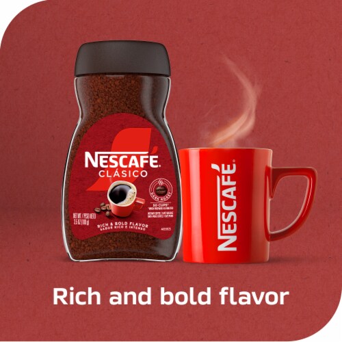 NESCAFÉ CLÁSICO Instant Coffee Dark Roast Perspective: left