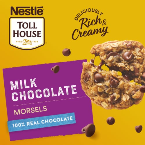 Nestle Toll House Milk Chocolate Chips Perspective: left