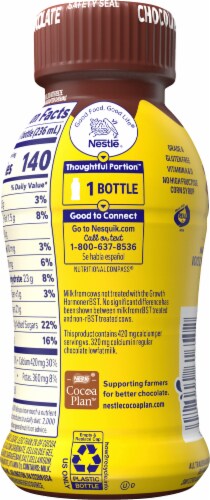 Nesquik® Chocolate Flavored Low Fat Milk Perspective: left