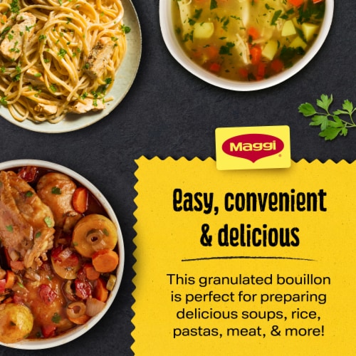 Maggi Granulated Chicken Flavor Bouillon Perspective: left