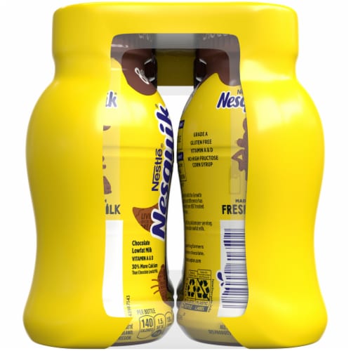Nesquik Chocolate Low Fat Milk Perspective: left