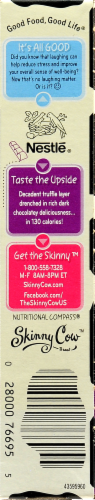 Skinny Cow Dark Chocolate Truffle Perspective: left
