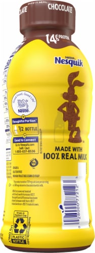 Nesquik® Chocolate Low Fat Milk Perspective: left