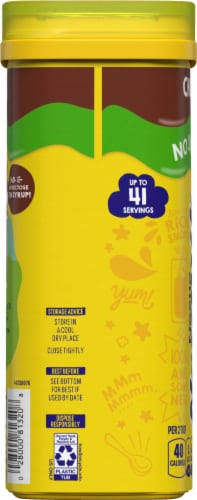 Nesquik® No Sugar Added Chocolate Milk Powder Mix Perspective: left