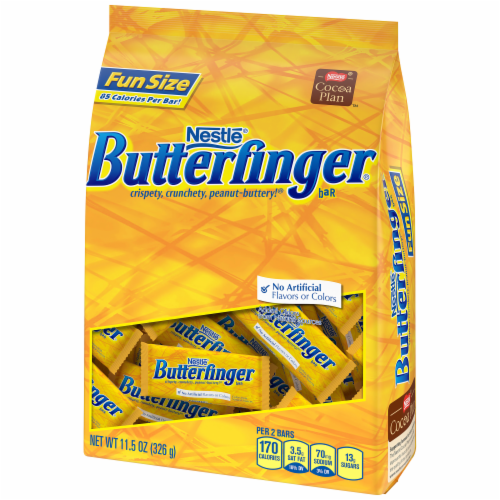 Nestle Butterfinger Bars - Fun Size Perspective: left