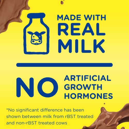 Nesquik® Double Chocolate Low Fat Milk Perspective: left