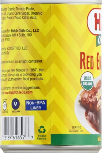 Hatch® Organic Mild Red Enchilada Sauce Perspective: left