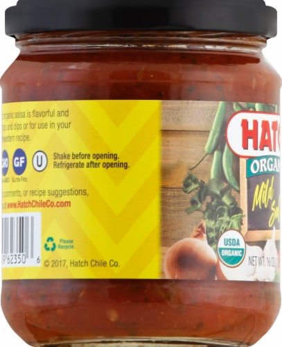 Hatch™ Organic Mild Salsa Perspective: left