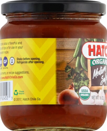 Hatch™ Organic Medium Salsa Perspective: left