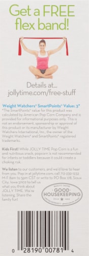 Jolly Time® Healthy Pop Butter & Sea Salt Microwave Popcorn Perspective: left